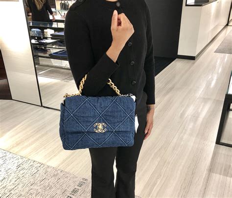 chanel handbags 2019|chanel 19 handbag denim.